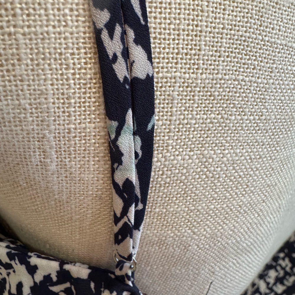 WHBM Navy and White Maxi Dress - Picture 7 of 8